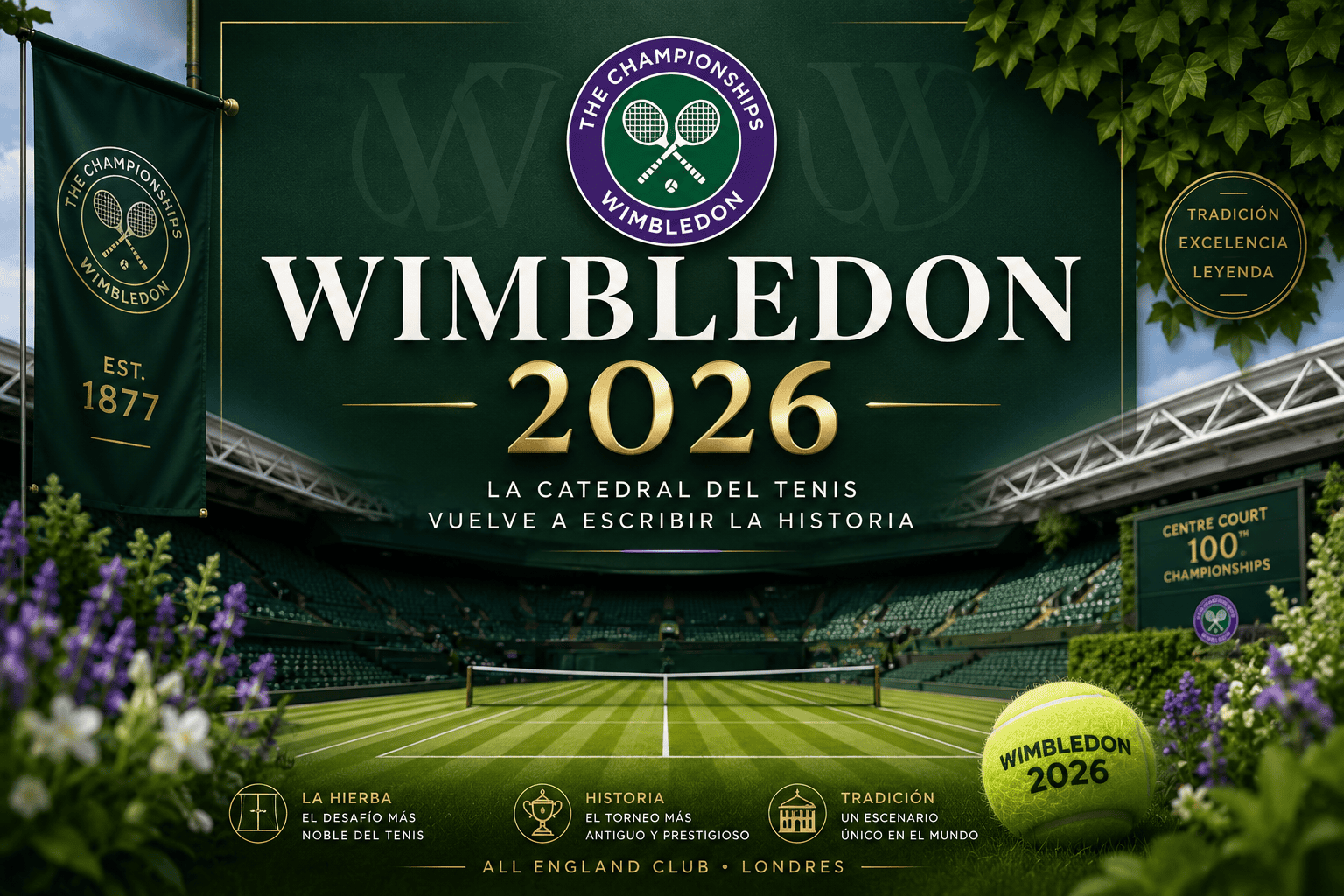 Wimbledon 2026: la batalla por la hierba más prestigiosa del mundo